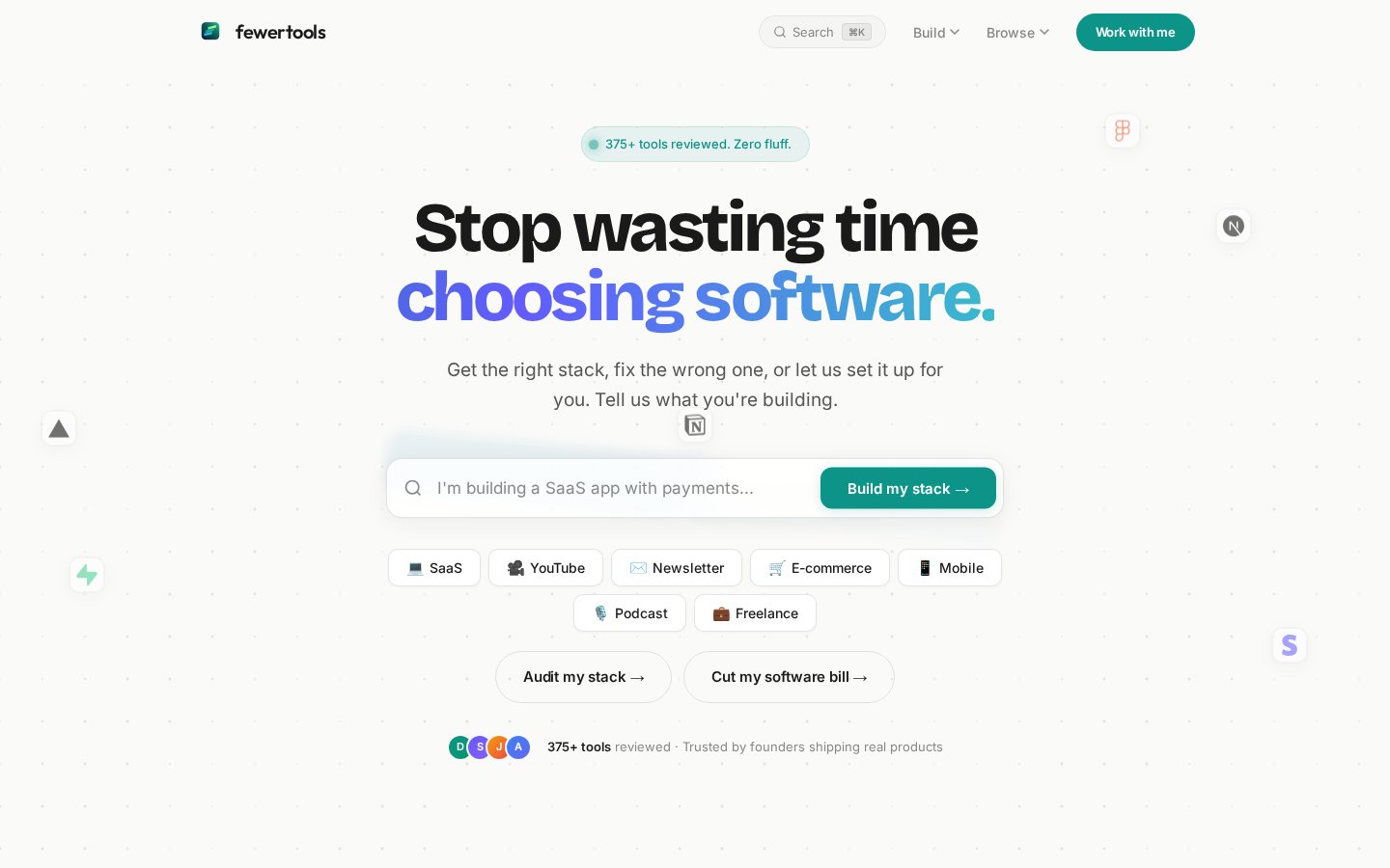 fewertoolstudio showreel